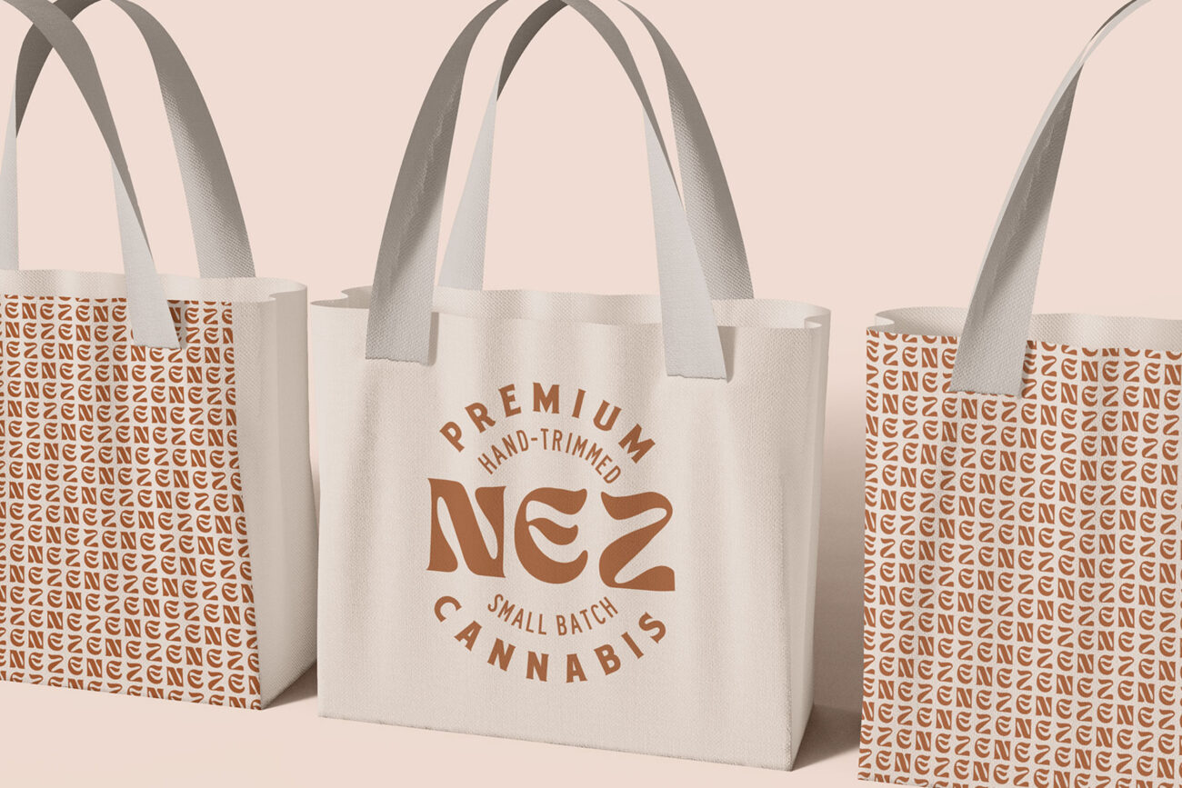 Nez Cannabis Tote Bag Mock Up