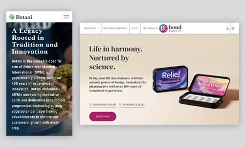 Website Copywriting examples by Hybrid Marketing Co